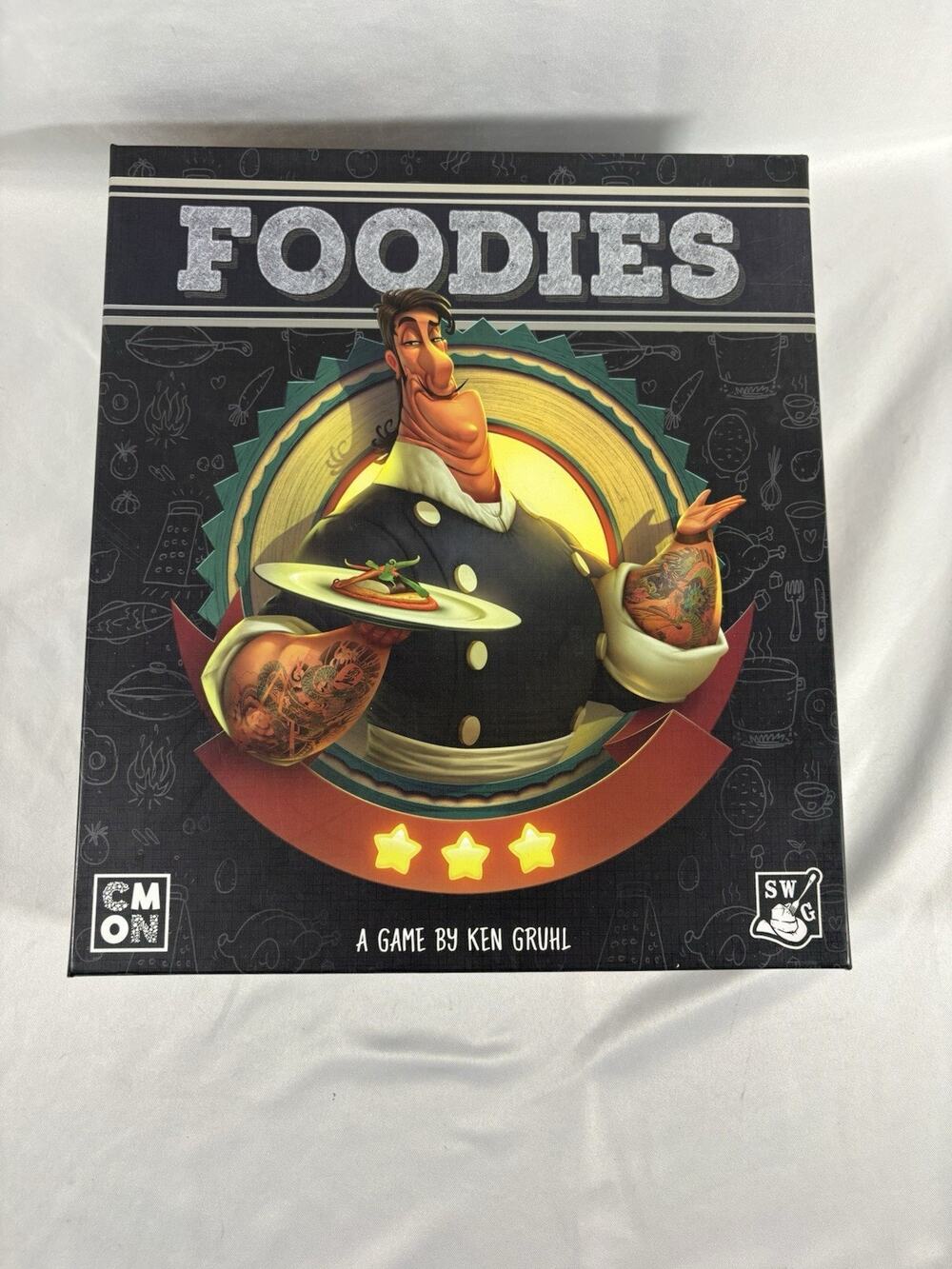 CMON Foodies Board Game (2019) Complete